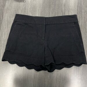 LOFT Black Scalloped Short